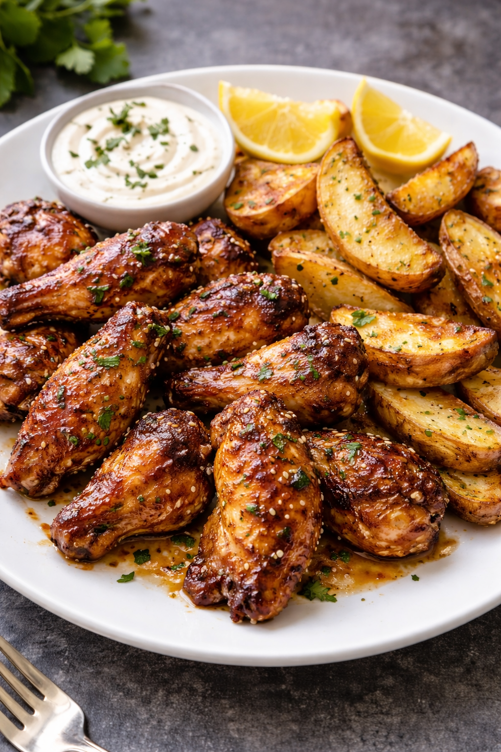GRILLED CHICKEN WINGS